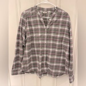 L. L. Bean Women’s Long Sleeve Flannel Size L